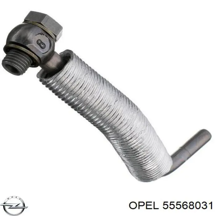 55568031 Opel шланг/патрубок рідинного охолодження турбіни, подача