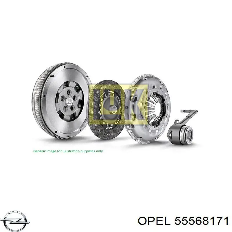 55568171 Peugeot/Citroen Зчеплення в зборі