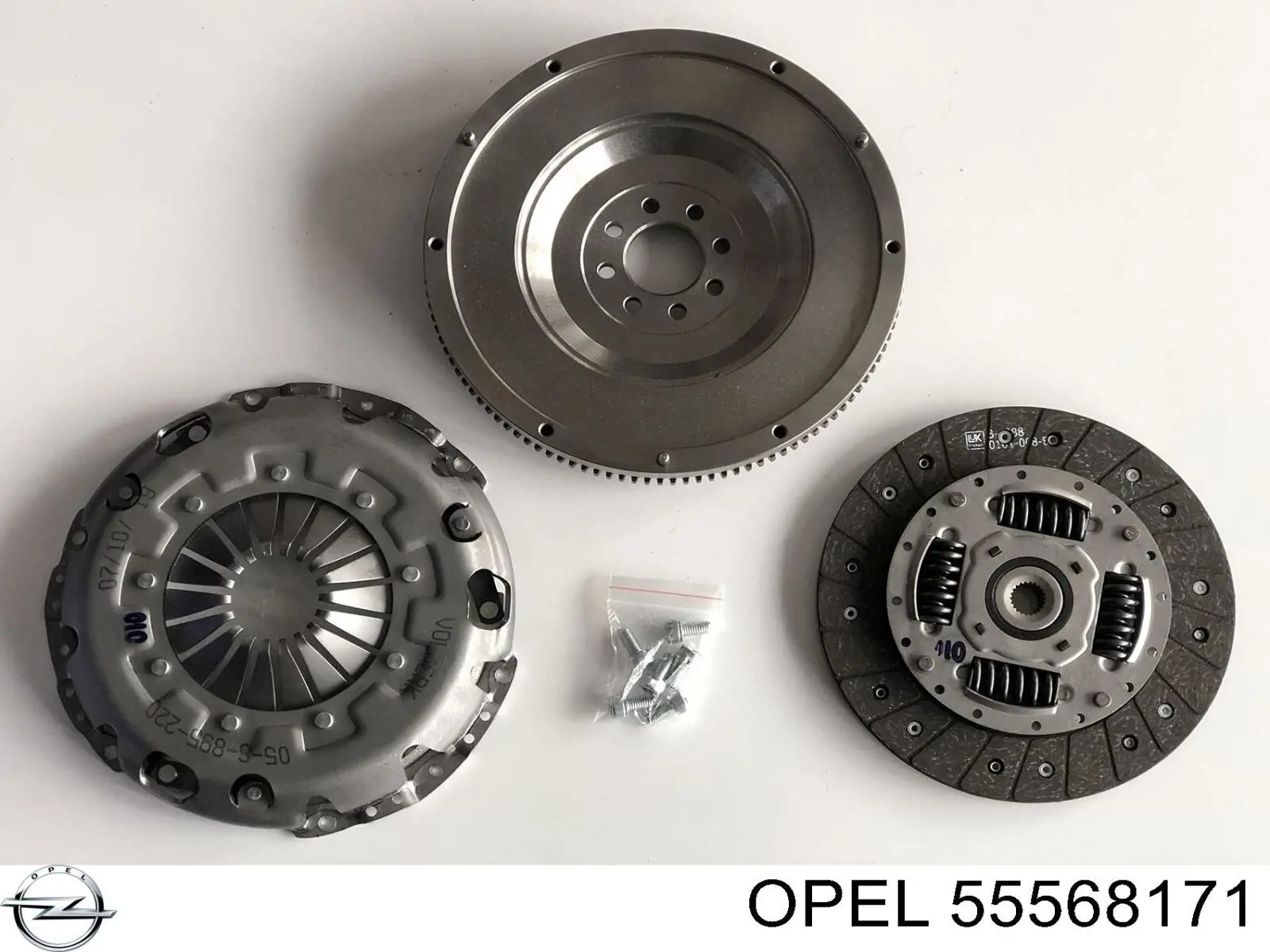 Купити 55568171 General Motors Комплект зчеплення (диск, корзина, підшипник)
