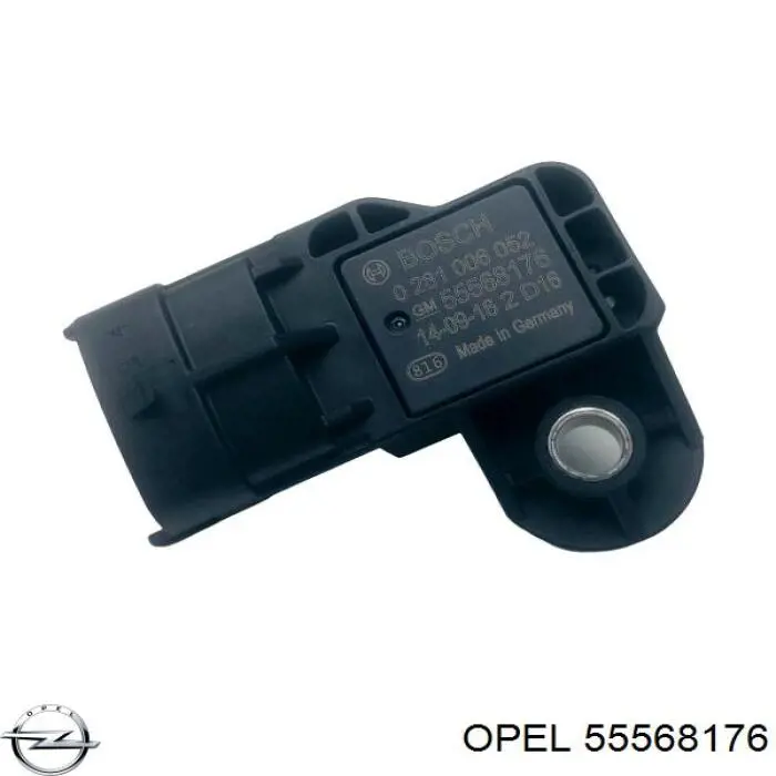 55568176 Opel датчик тиску у впускному колекторі, map