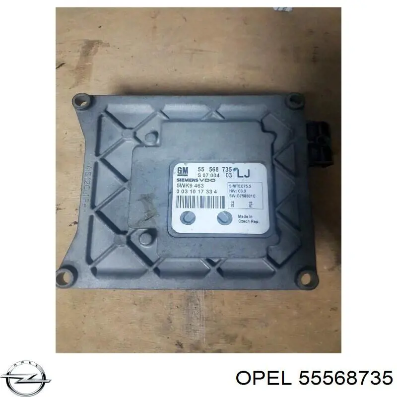 55568735 Opel Блок електронного управління