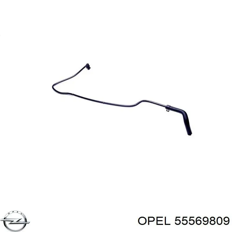 Шланг (патрубок) обігріву дросельної заслінки Opel 55569809 ціна, від 22.80 USD