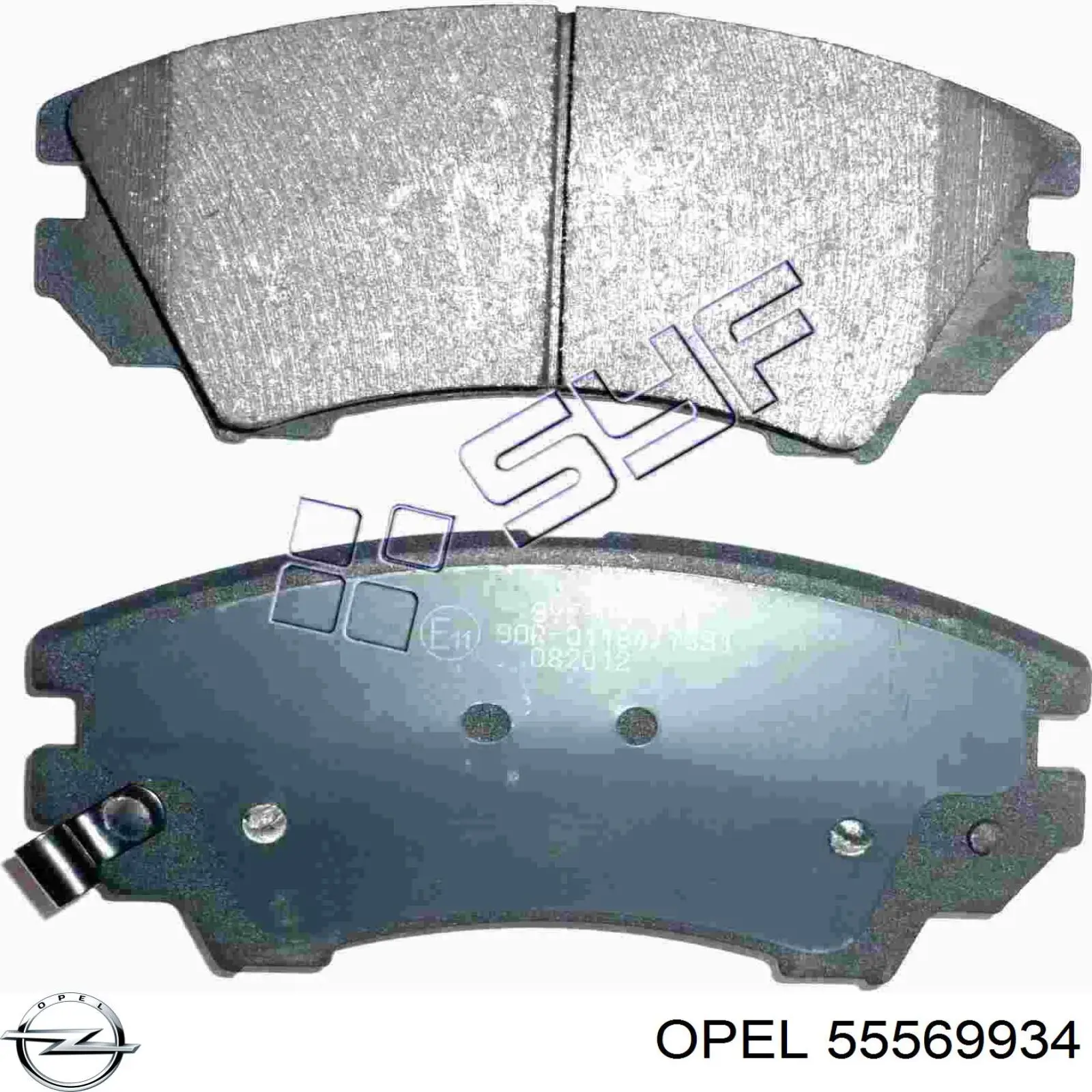 55569934 Opel Клапан впускний