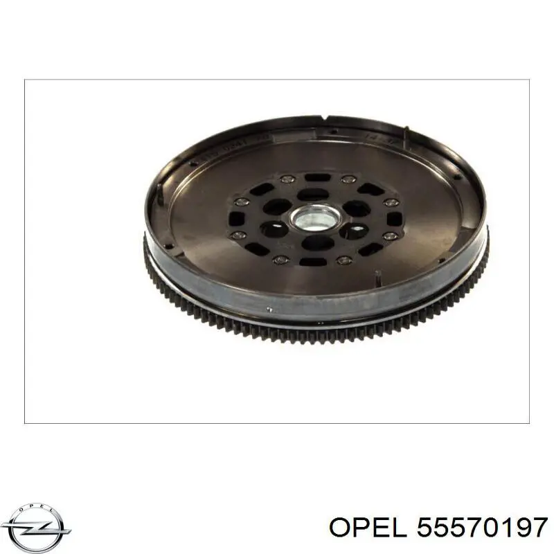 Купити 55570197 Opel Маховик із зубчастим ободом в зборі