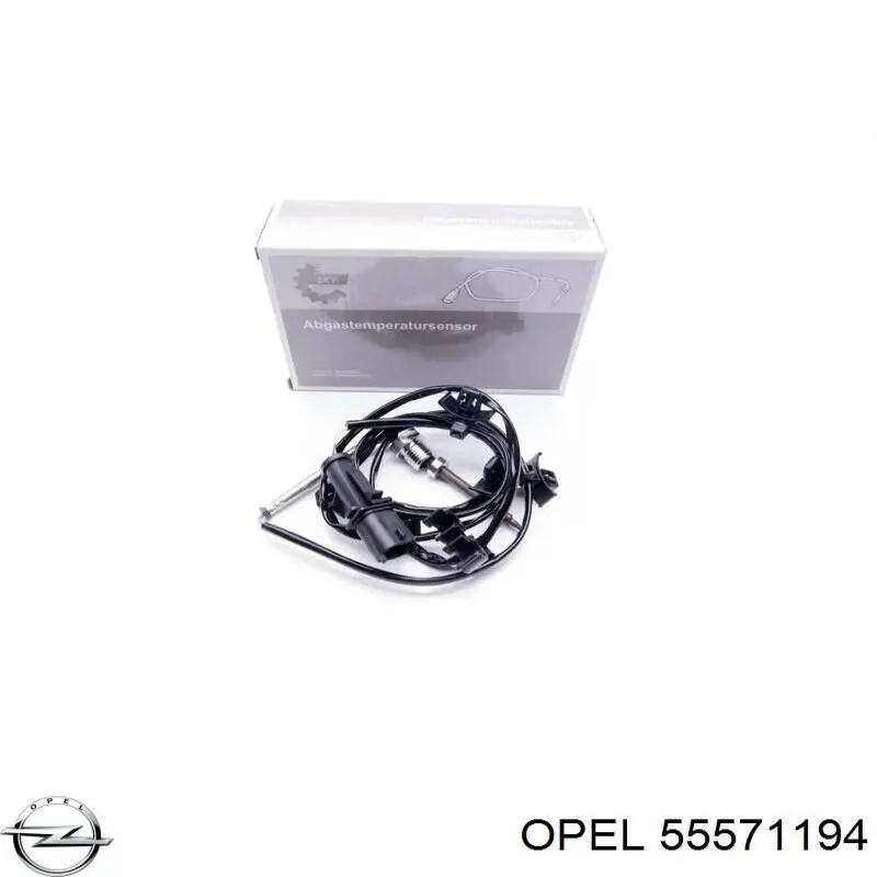 55571194 Opel Датчик температури відпрацьованих газів (ВГ), перед фільтром сажі