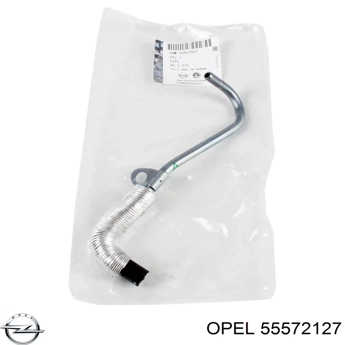 Штуцер шланга охолодження турбіни 55572127 Opel