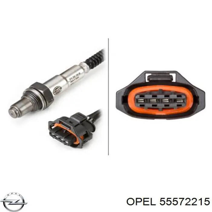 Купити 55572215 Opel Лямбда-зонд, датчик кисню після каталізатора, лівий