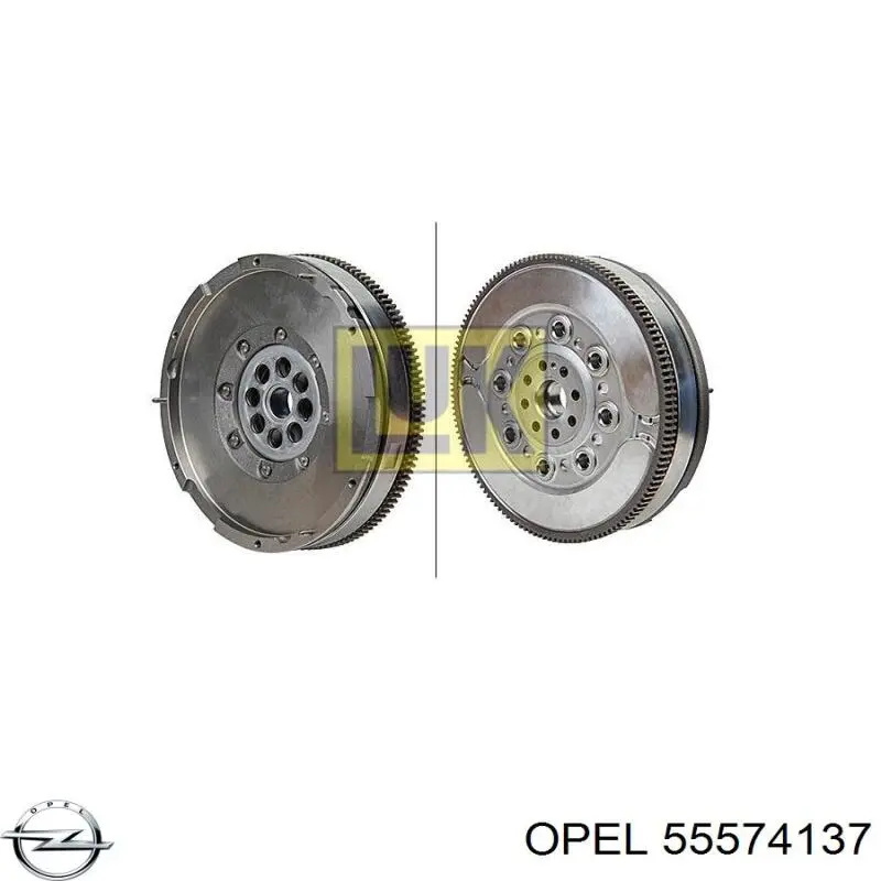 Купити 55574137 Opel Маховик із зубчастим ободом в зборі