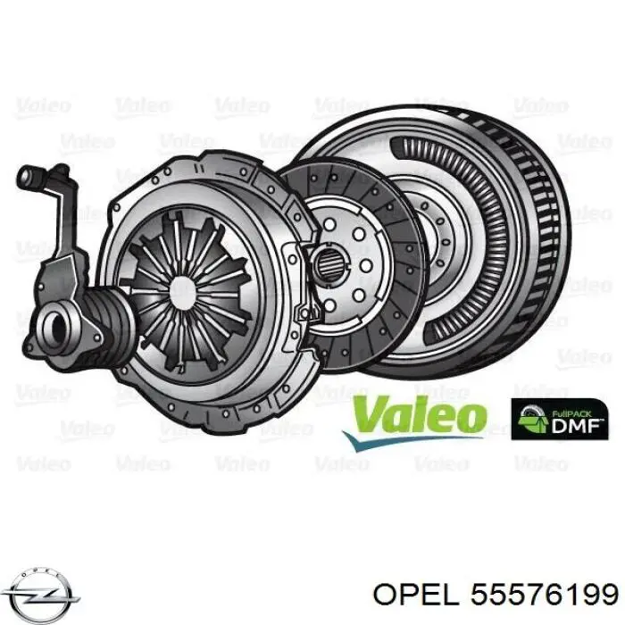 Купити 55576199 Opel Маховик із зубчастим ободом в зборі
