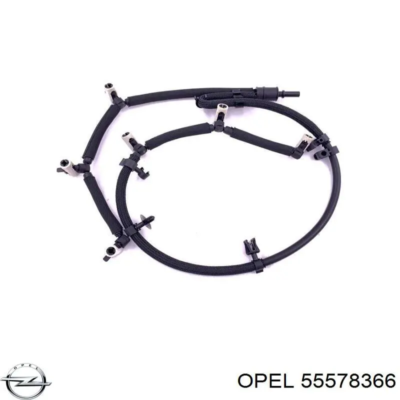 Трубка паливна, зворотня від форсунок Opel 55578366 ціна, від 26.04 USD
