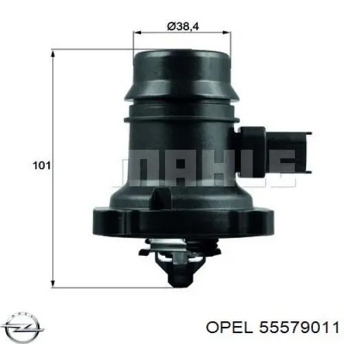Автомобільний термостат Opel 55579011 ціна, від 37.68 USD