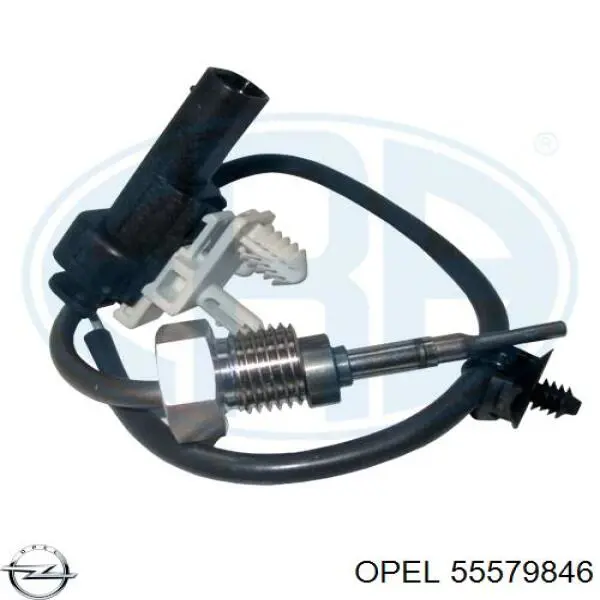 55579846 Opel Датчик температури відпрацьованих газів (ВГ), перед фільтром сажі