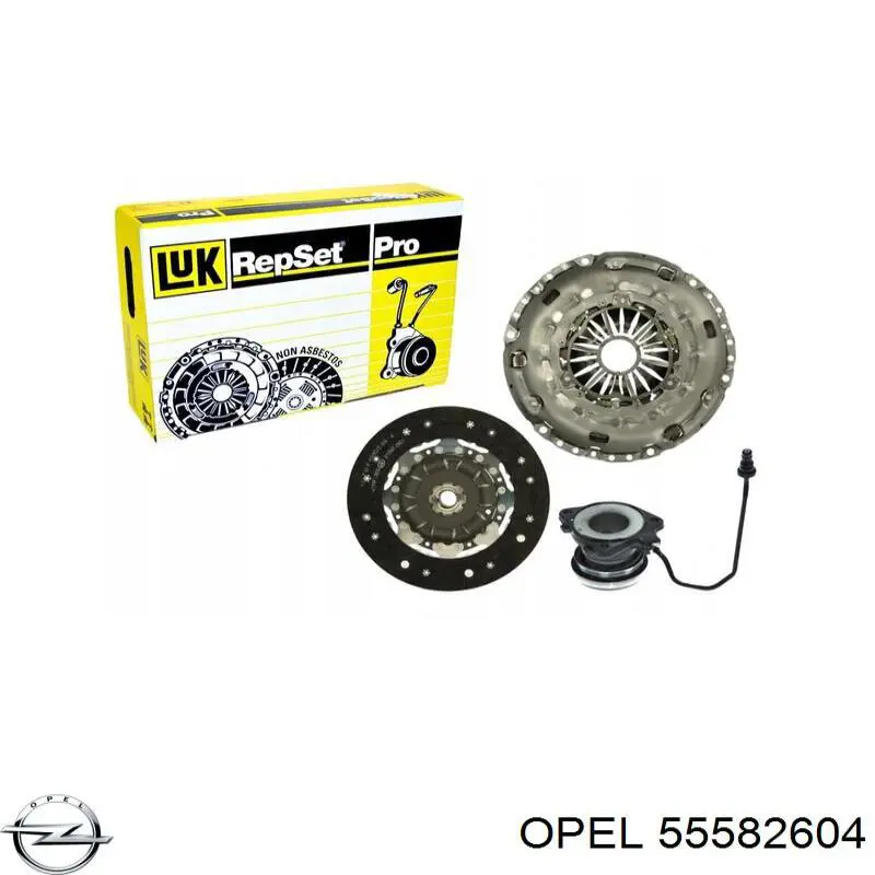 Комплект зчеплення (3 частини) Opel 55582604 ціна, від 257.68 USD