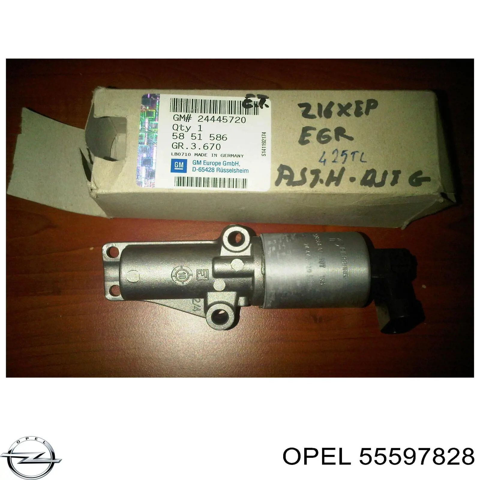 55597828 Opel Водяний патрубок