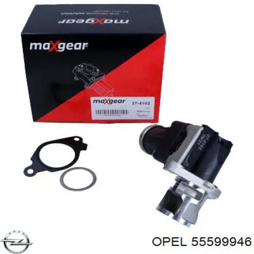 Клапан EGR Opel 55599946 ціна, від 66.01 USD