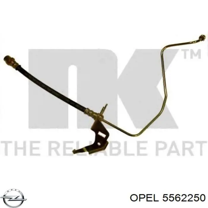 Шланг гальмівний задній, правий Opel 5562250 ціна, від 17.46 USD