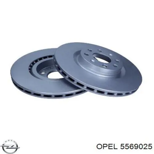 Диск переднього гальма Opel 5569025 ціна, від 35.73 USD