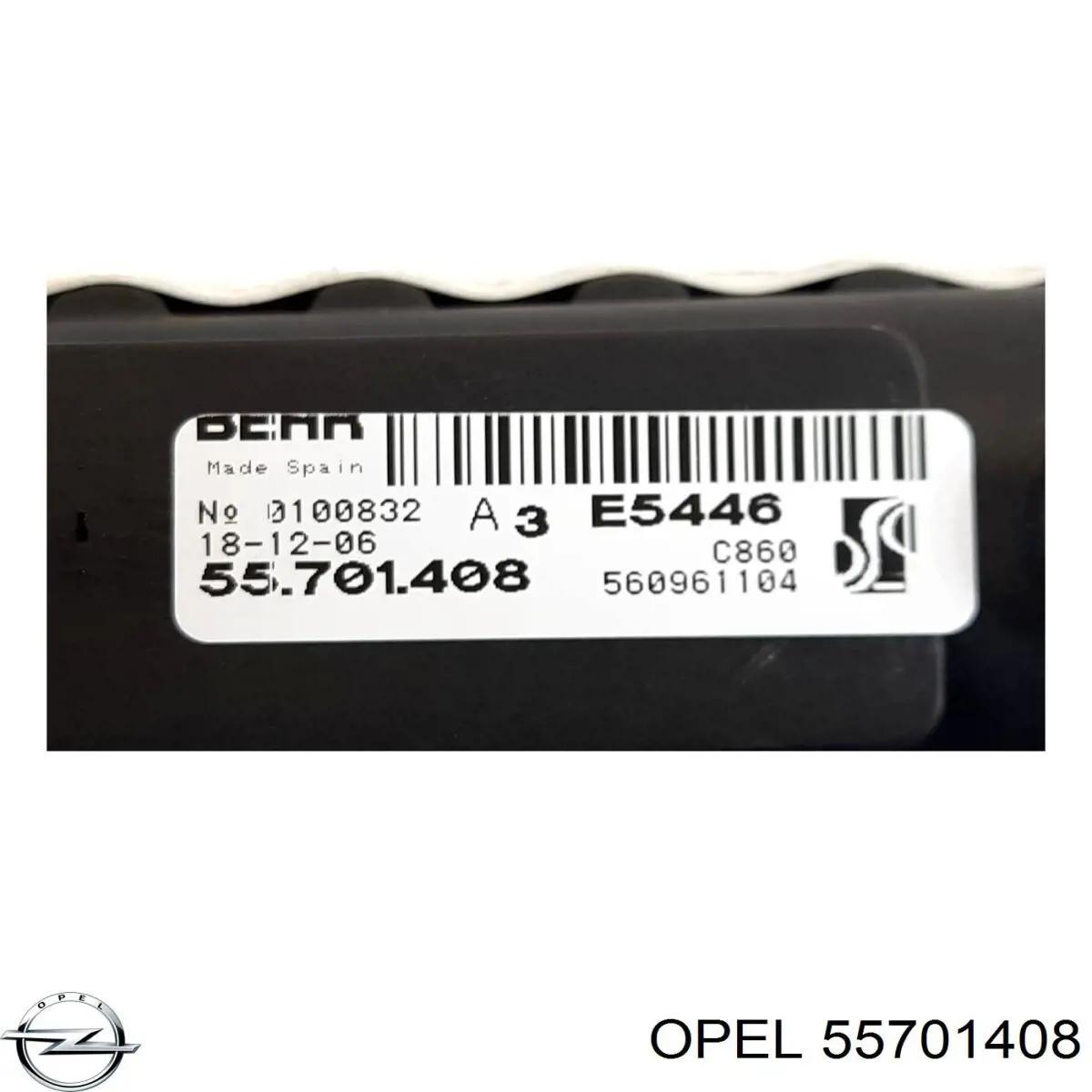 55701408 Opel Радіатор охолодження двигуна