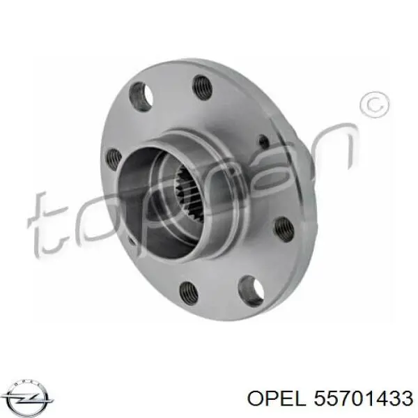 Маточина колеса передня Opel 55701433 ціна, від 19.33 USD
