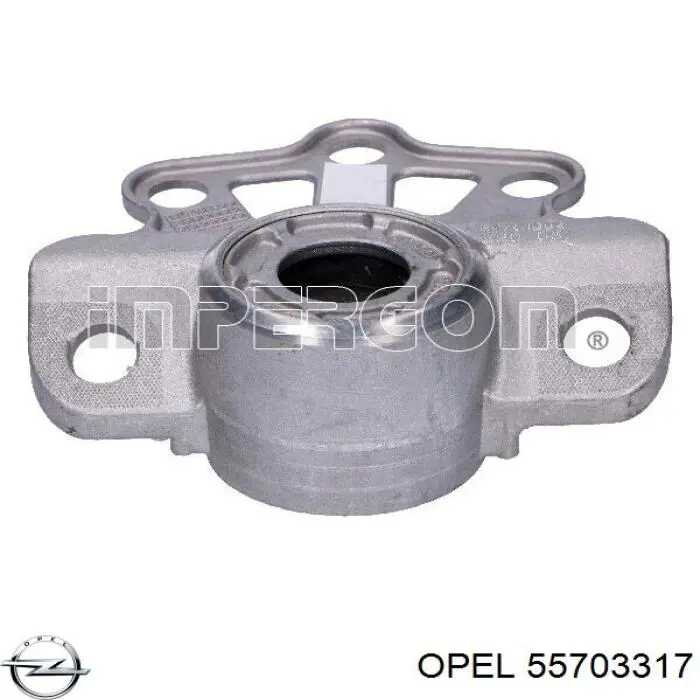 Купити 55703317 Opel Опора амортизатора заднього, лівого