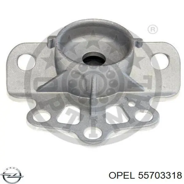 Купити 55703318 Opel Опора амортизатора заднього, правого