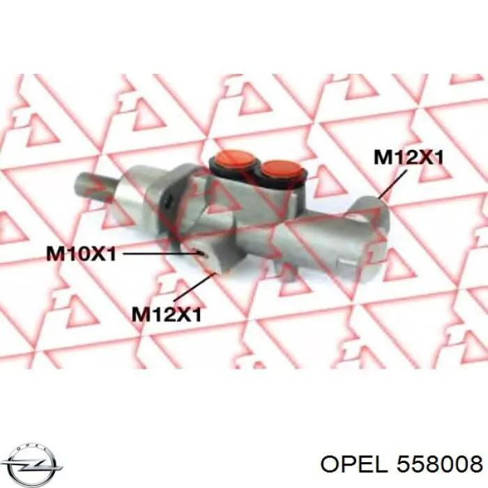 Циліндр гальмівний, головний 558008 Opel