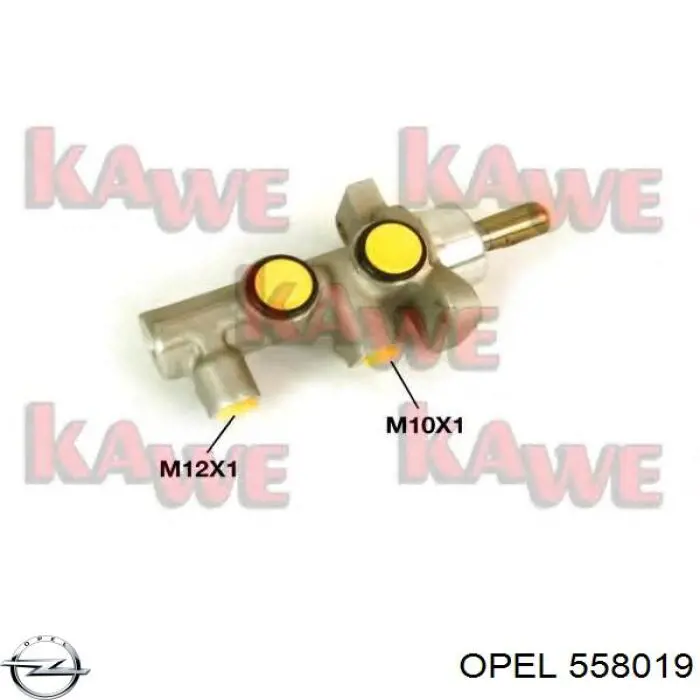 Циліндр головний гальма (Гідротормоз) Opel 558019 ціна, від 68.01 USD