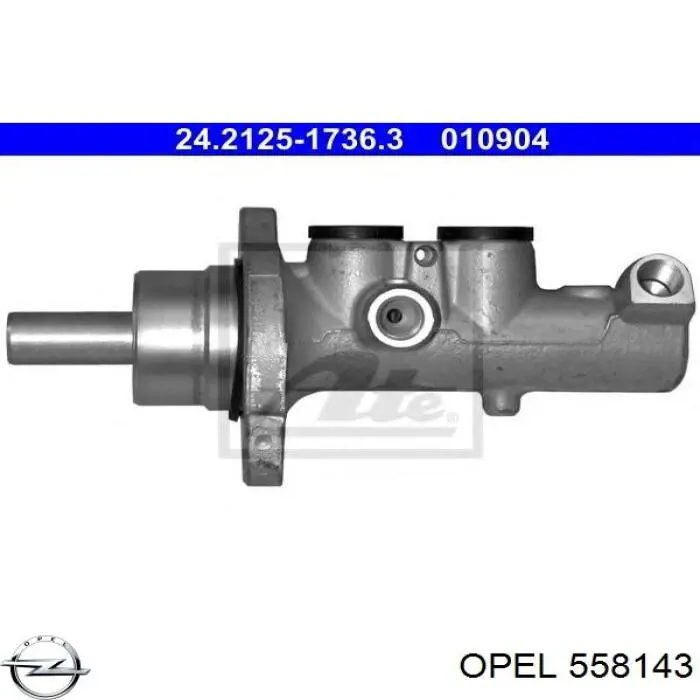 558143 Opel циліндр гальмівний, головний
