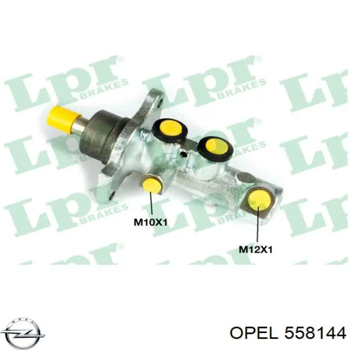 Циліндр головний гальма (Гідротормоз) Opel 558144 ціна, від 59.54 USD