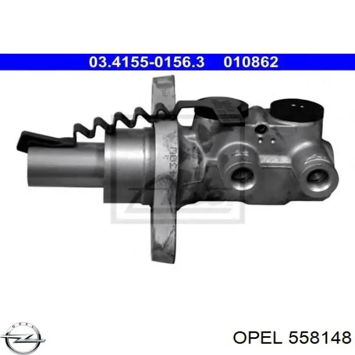 Циліндр головний гальма (Гідротормоз) Opel 558148 ціна, від 85.83 USD