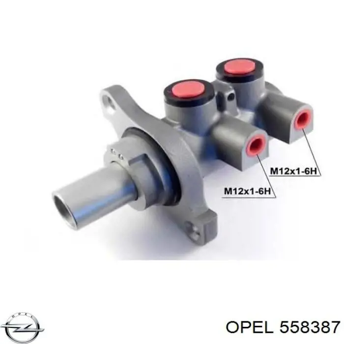 Циліндр головний гальма (Гідротормоз) Opel 558387 ціна, від 73.29 USD