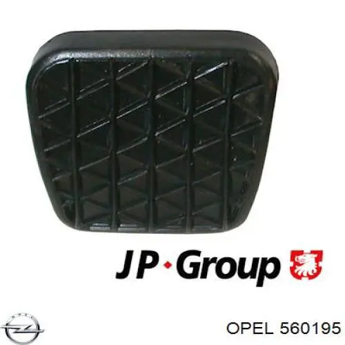 Купити 560195 Opel Накладка педалі гальма