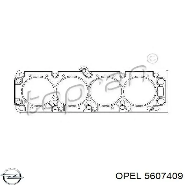 5607427 Opel Прокладка під головку