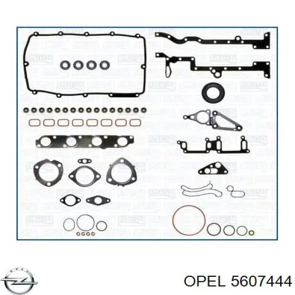 90543334 Opel прокладка головки блока циліндрів (гбц)