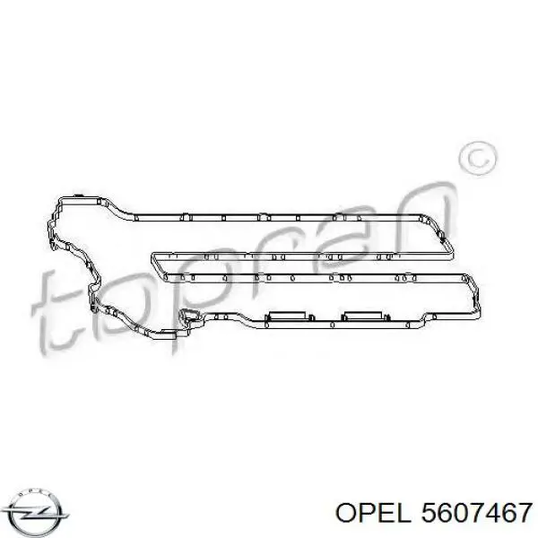 5607467 Opel прокладка клапанної кришки двигуна