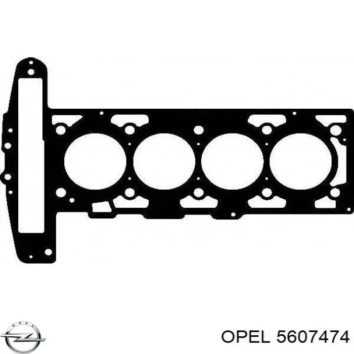 5607474 Opel прокладка головки блока циліндрів (гбц)