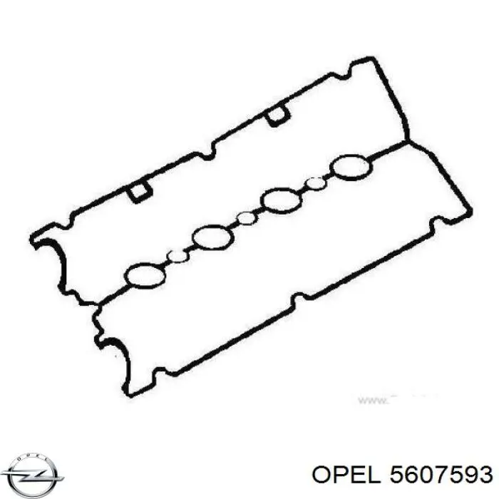 5607593 Opel прокладка клапанної кришки двигуна