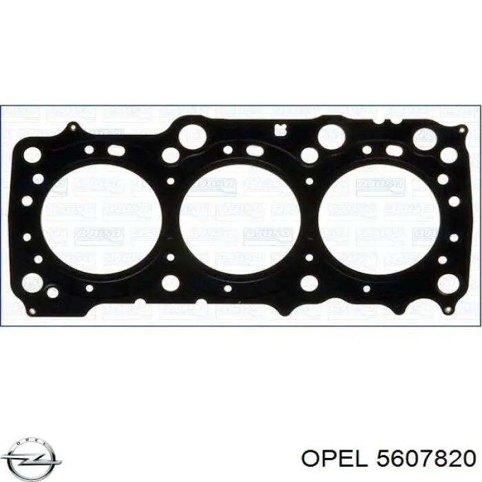 5607820 Opel прокладка головки блока циліндрів (гбц, права)