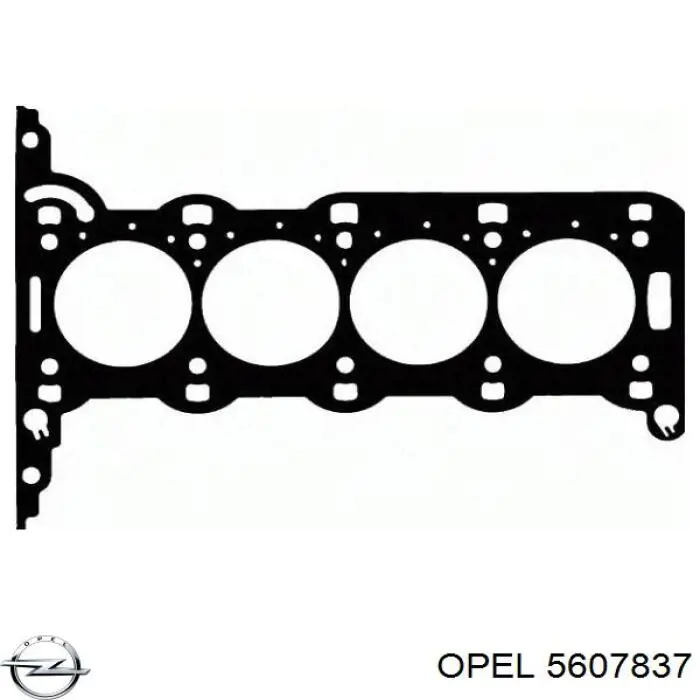 5607837 Opel прокладка головки блока циліндрів (гбц)
