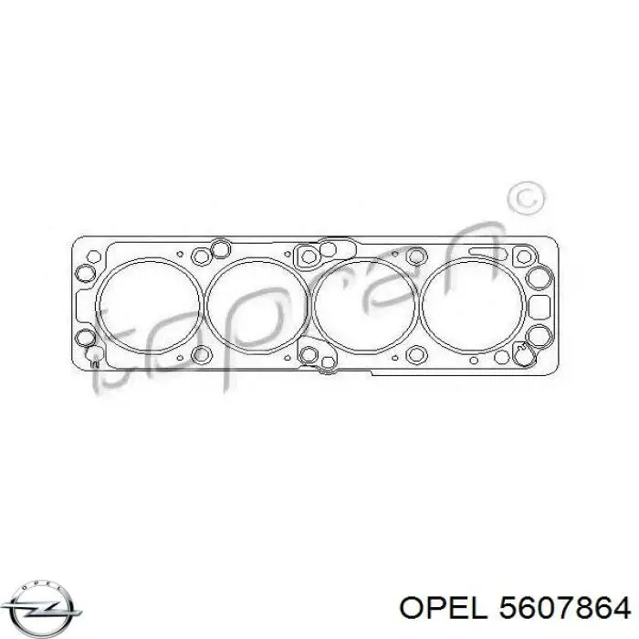Купити 5607864 Opel Прокладка ГБЦ