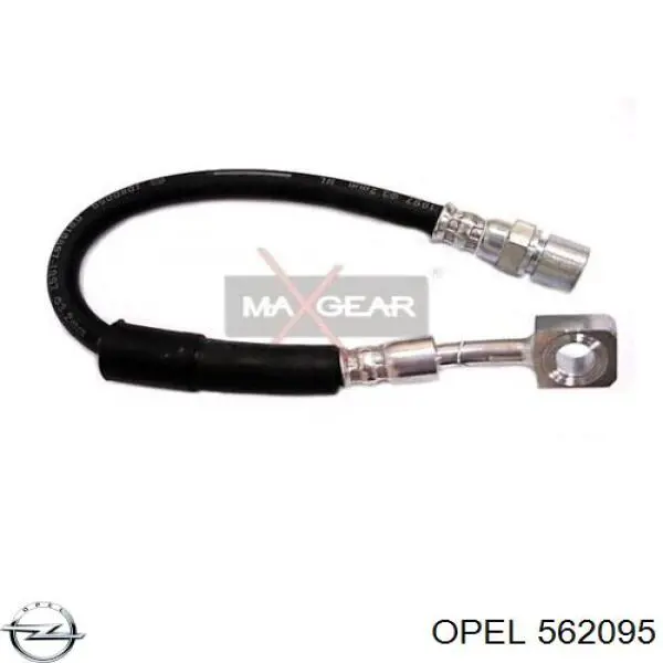562095 Opel шланг гальмівний передній