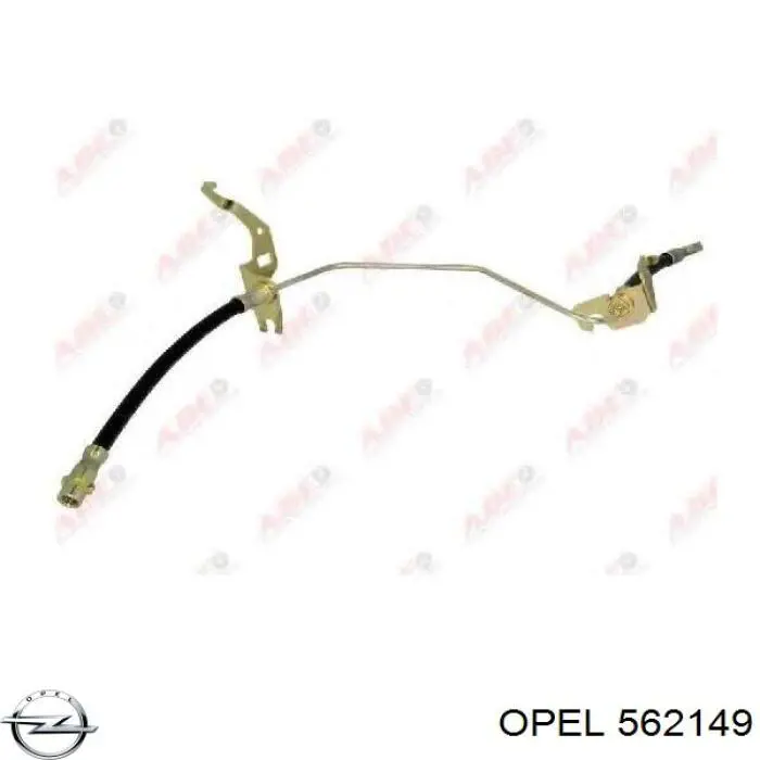Шланг гальмівний задній, правий Opel 562149 ціна, від 22.46 USD