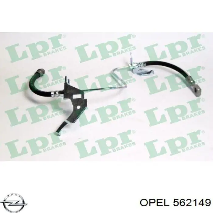 Купити 562149 Opel Шланг гальмівний задній, правий