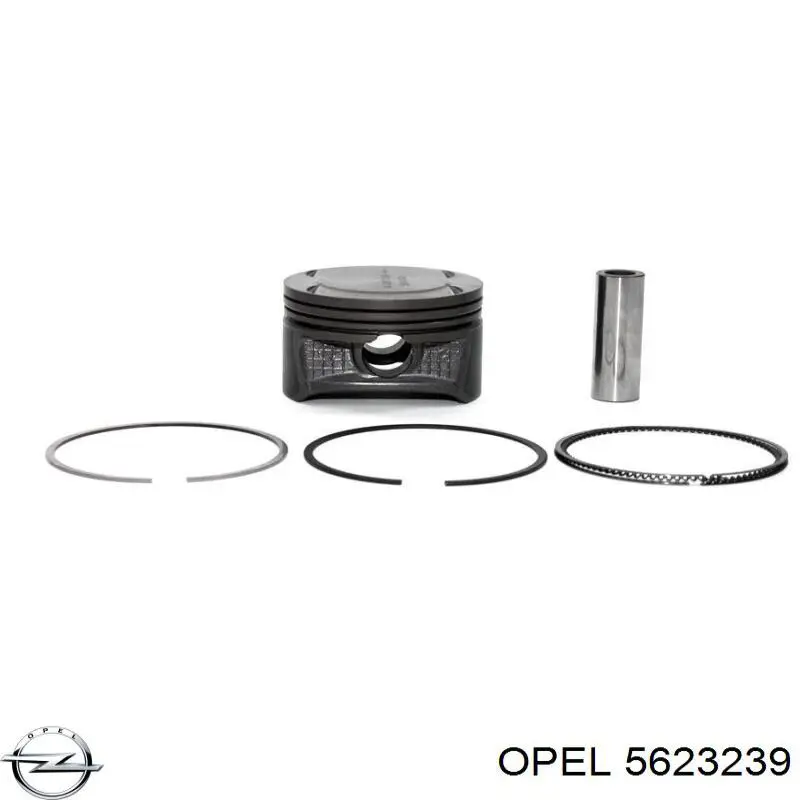 Купити 55355080 Opel Поршень в комплекті на 1 циліндр, STD