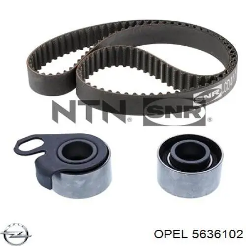 Зубчастий ремінь Opel 5636102 ціна, від 19.60 USD