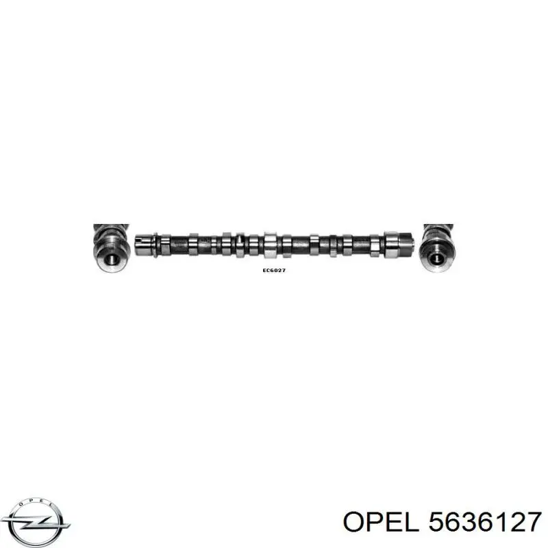 Розподільний вал двигуна випускний Fiat/Alfa/Lancia 55206897 ціна, від 111.24 USD