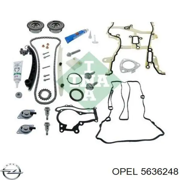 Заспокоювач ланцюга ГРМ, лівий Opel 5636248 ціна, від 5.70 USD