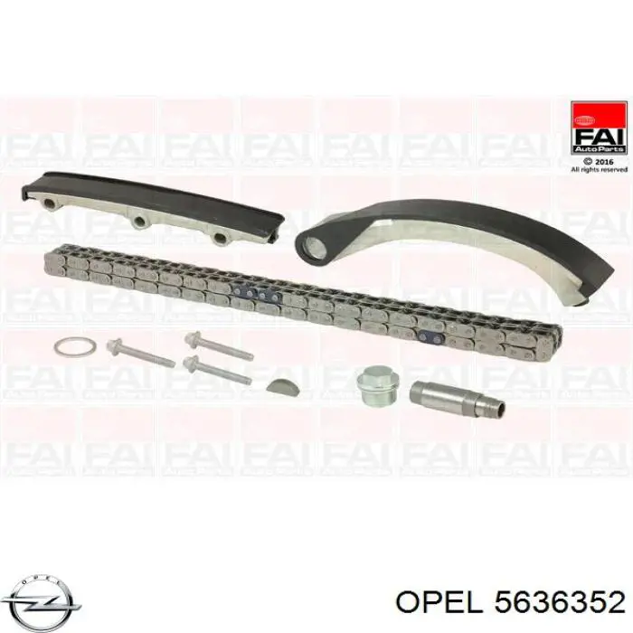 Ланцюг ПНВТ Opel 5636352 ціна, від 34.07 USD