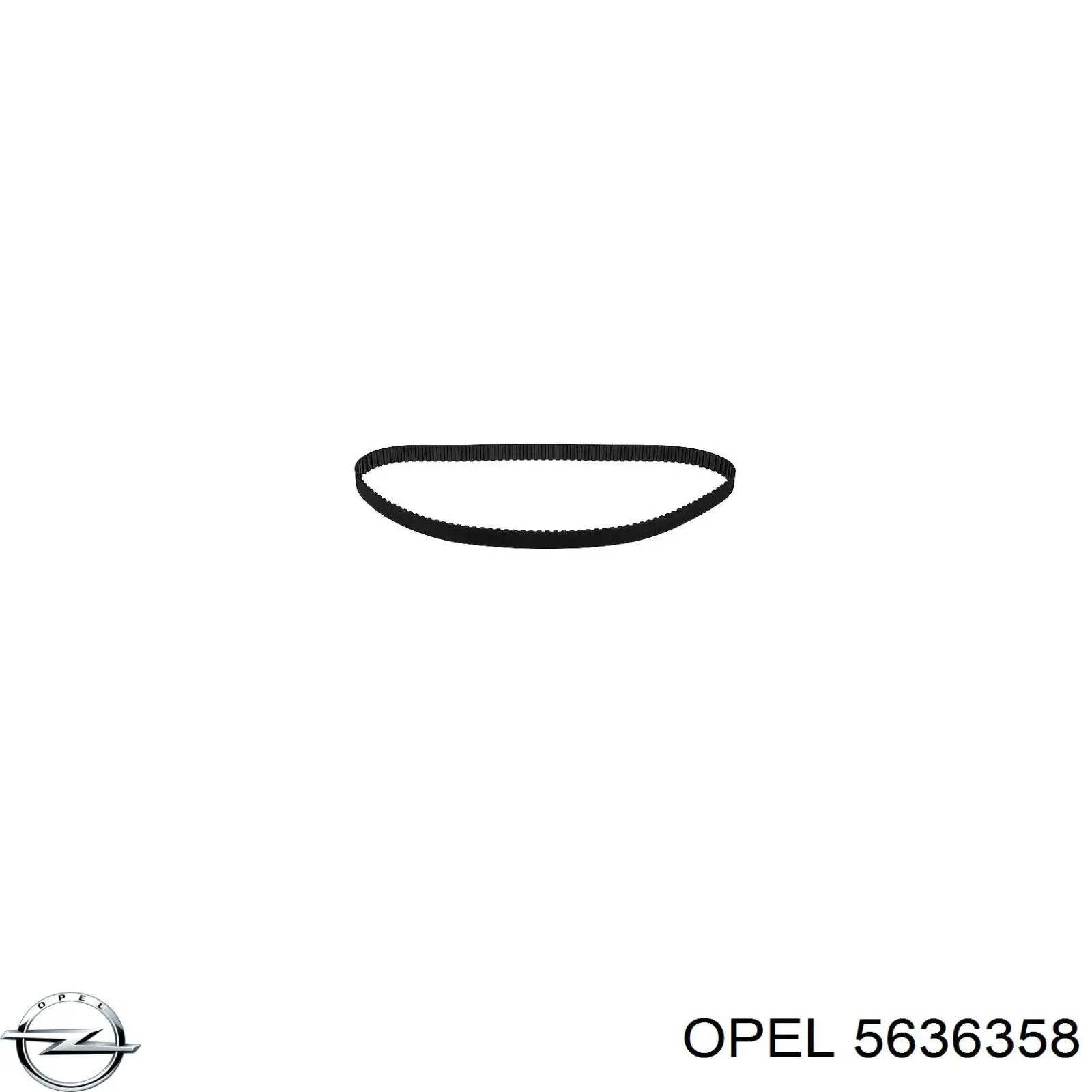 Зубчастий ремінь Opel 5636358 ціна, від 17.72 USD