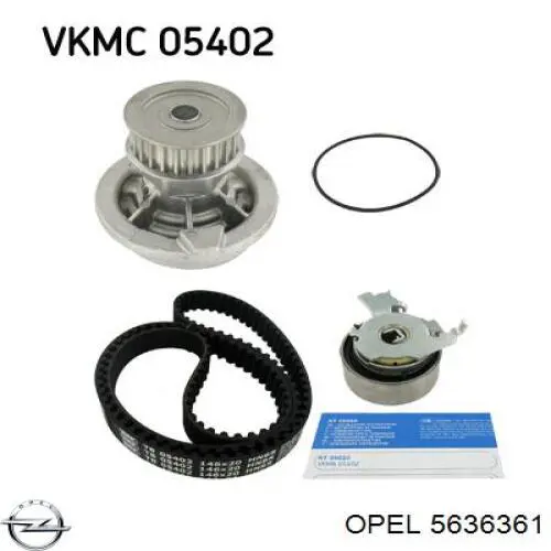 Купити 5636361 Opel Ремінь газорозподільного механізму
